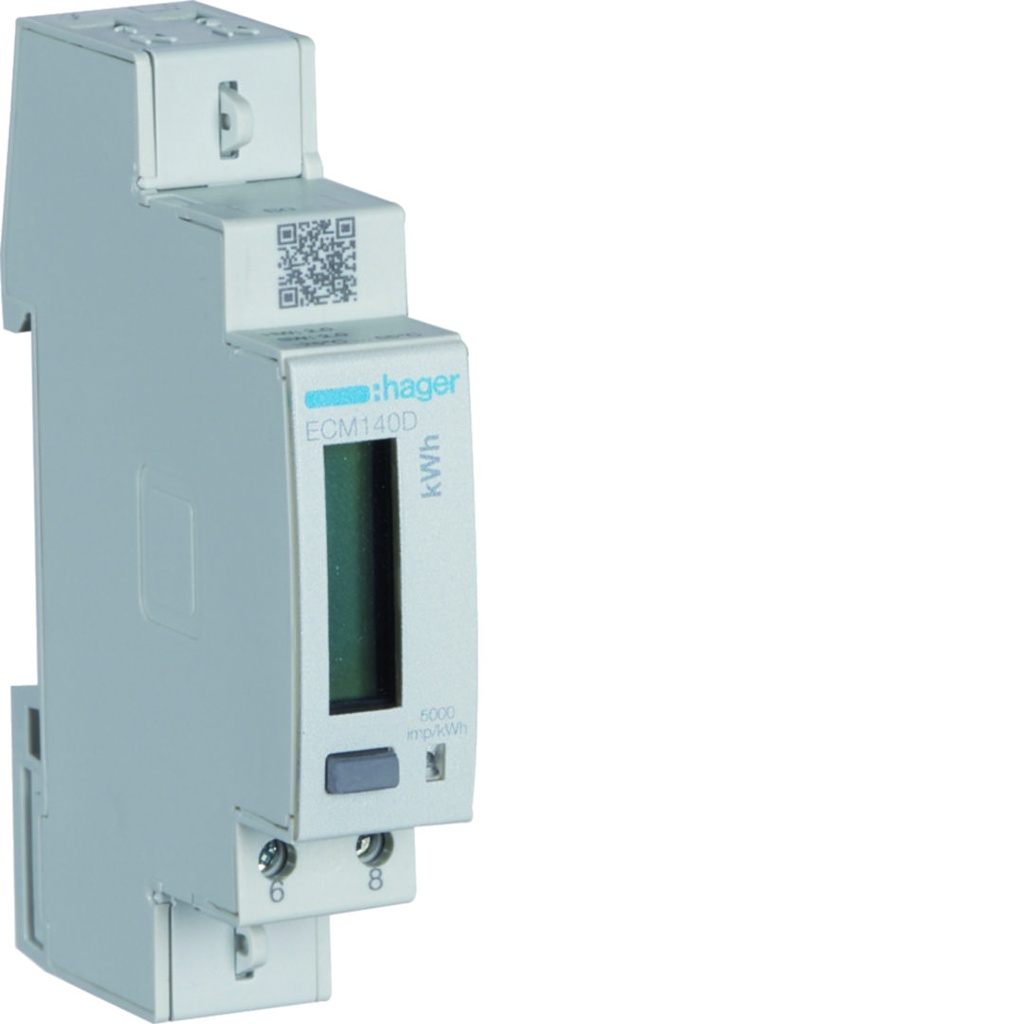 COMPTEUR MONOPHASE DIRECT 40A 1M MBUS MID  *