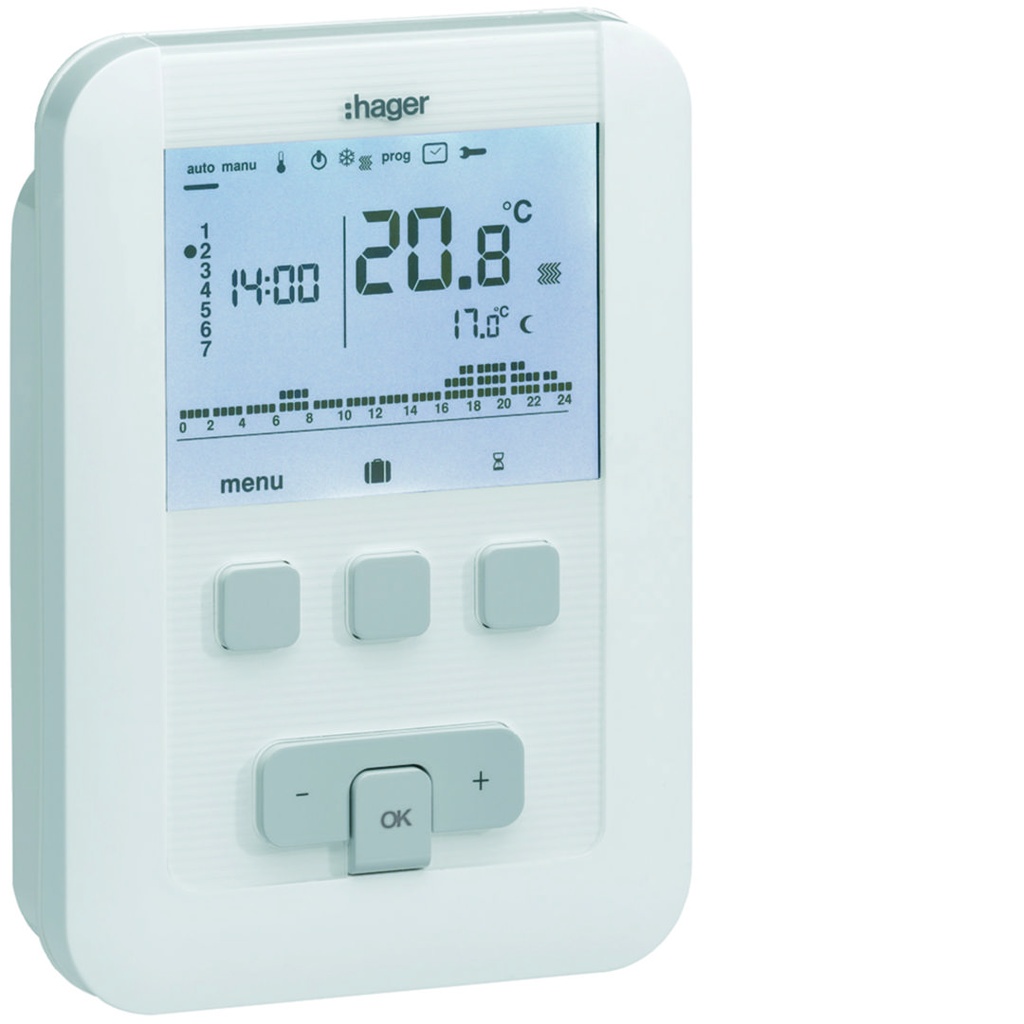THERMOSTAT PROGRAMMABLE BASIC 7 JOURS -230V  *
