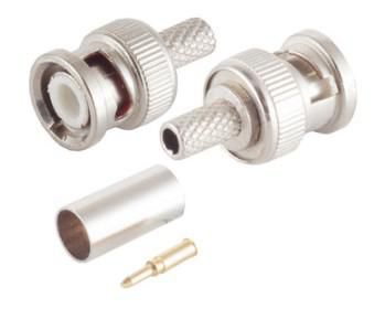 BNC CRIMP PLUG FOR RG59  *