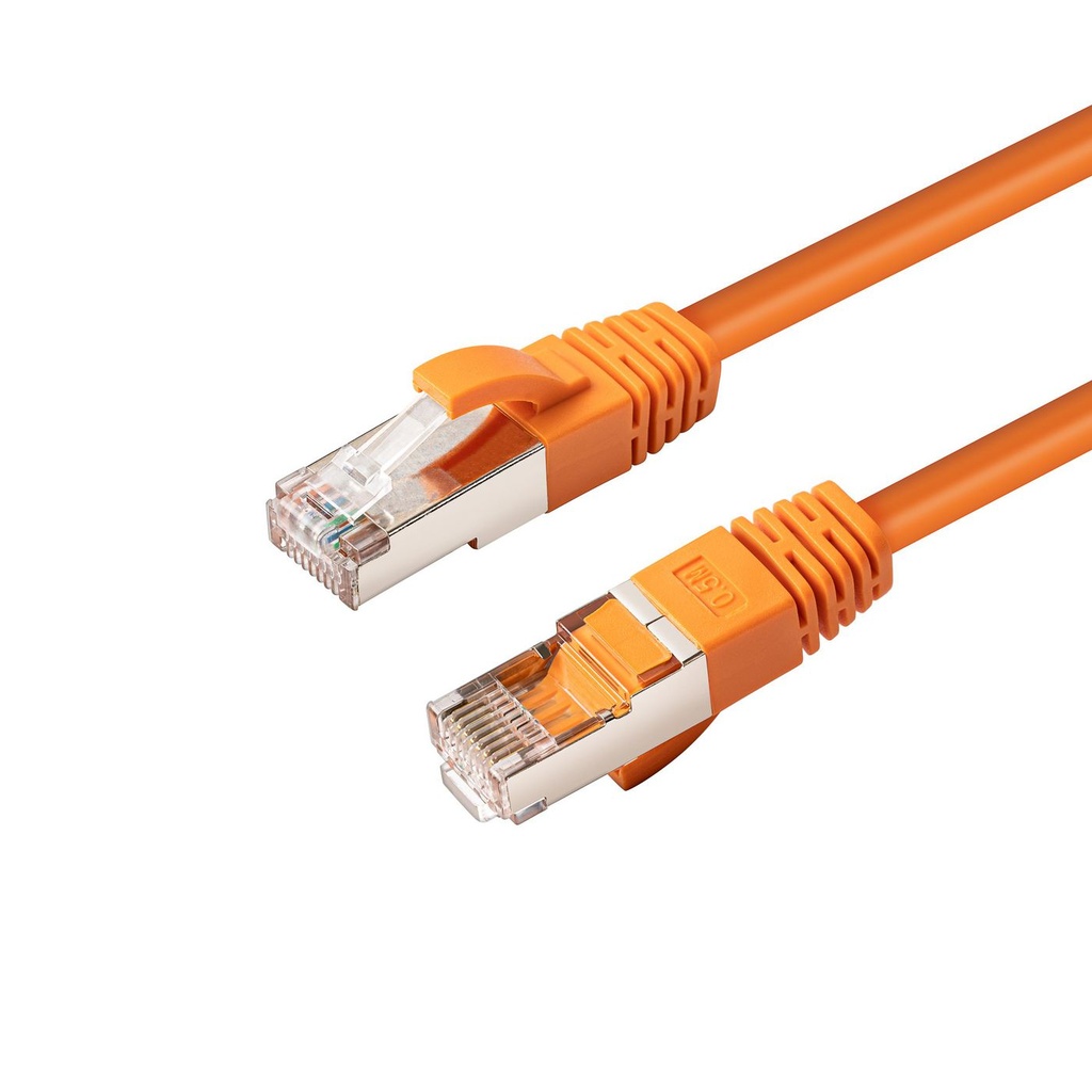 CAT6A S/FTP 1M ORANGE LSZH  *