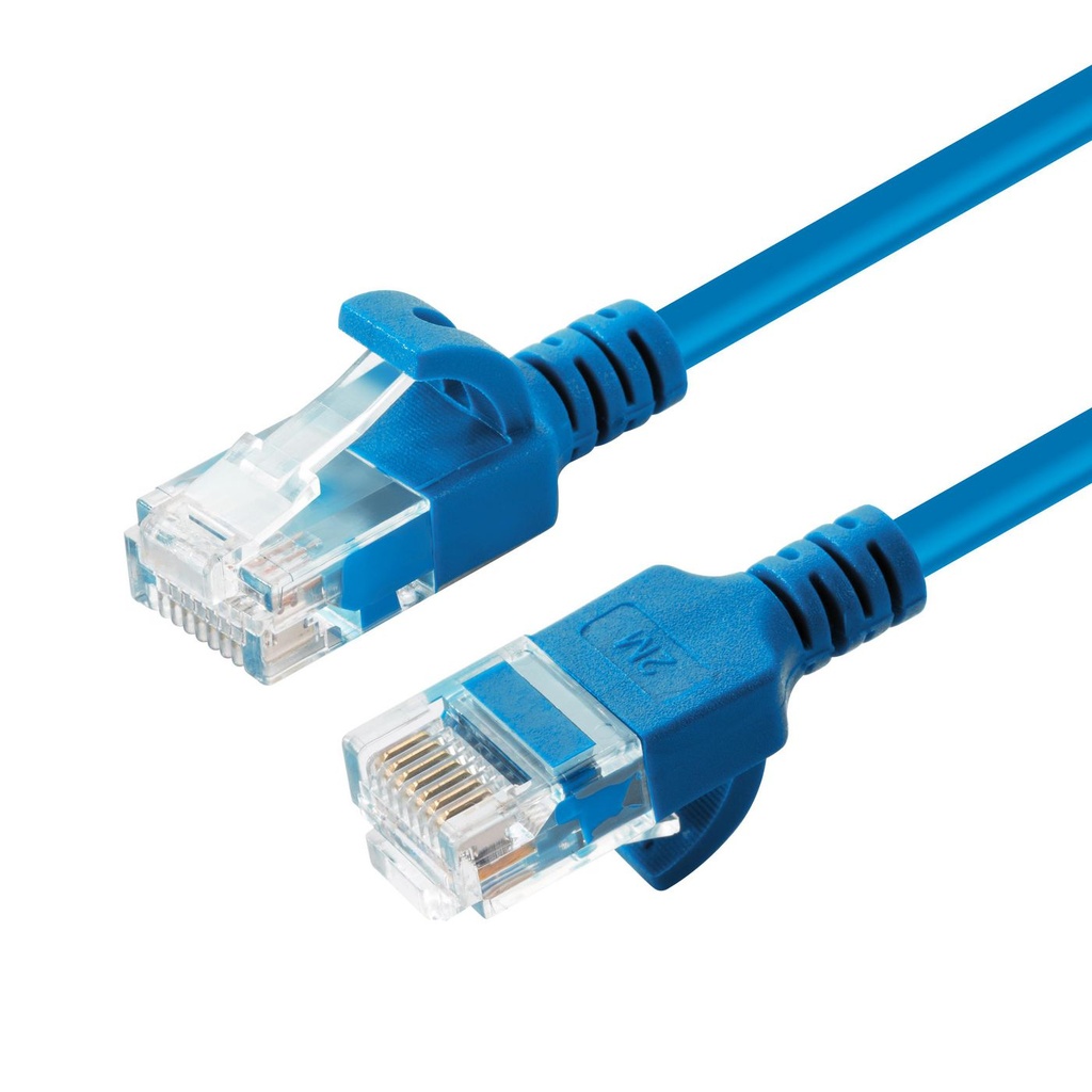 U/UTP CAT6A SLIM 2M BLUE  *