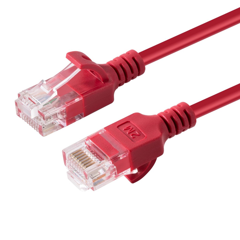 U/UTP CAT6A SLIM 2M RED  *