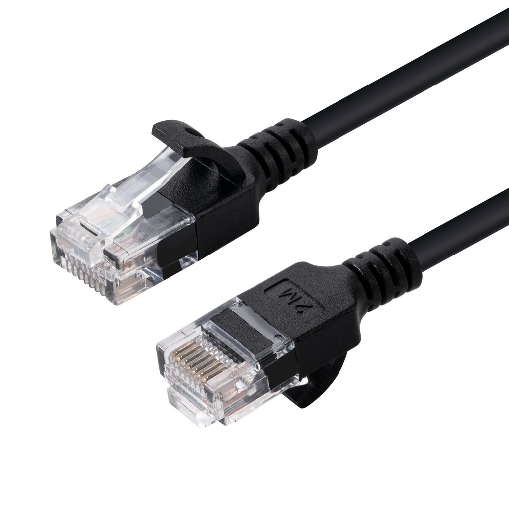 U/UTP CAT6A SLIM 2M BLACK  *