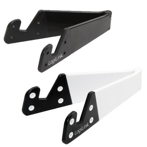 LOGILINK SMARTPHONE & TABLET FOLD STAND2PCS BLACK & WHITE  *