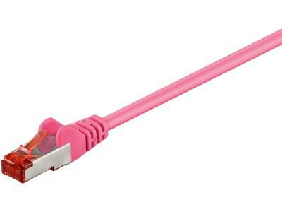 S/FTP CAT6 1M PINK LSZH  *