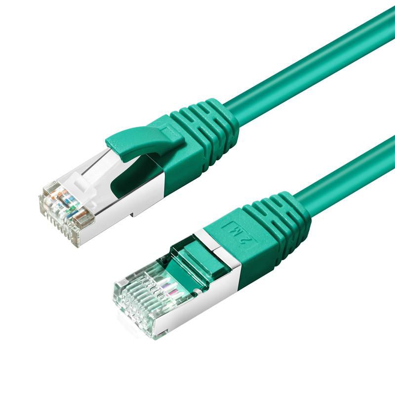 CAT6A S/FTP 2M GREEN LSZH  *
