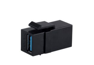 USB-A FEMALE-FEMALE KEYSTONE  *