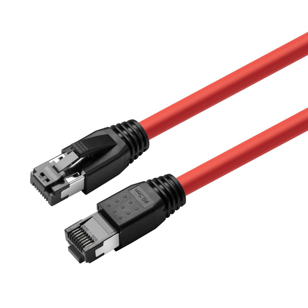 CAT8.1 S/FTP 5M RED LSZH  *