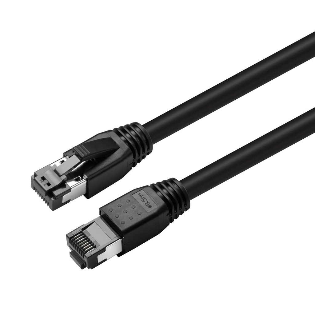 CAT8.1 S/FTP 1M BLACK LSZH  *