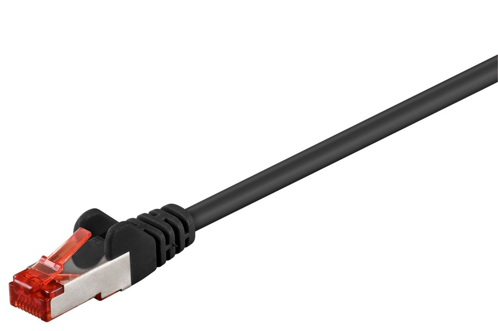 F/UTP CAT6 10M BLACK PVC  *