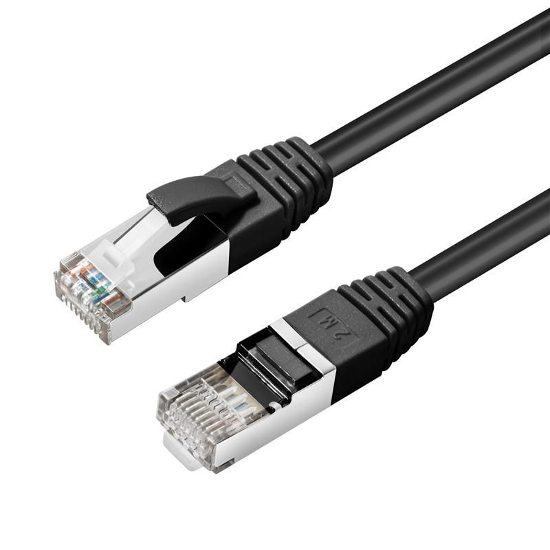 S/FTP CAT6 10M BLACK LSZH  *
