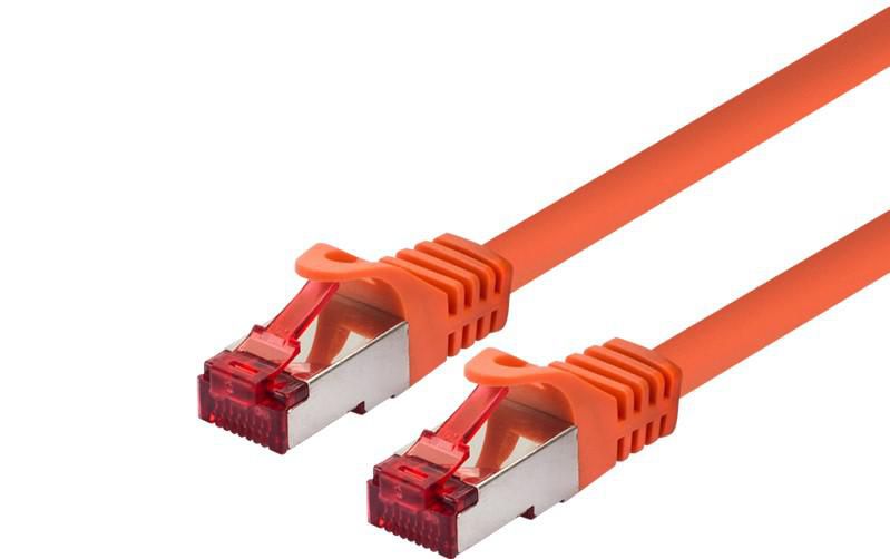 PATCH CABLE S/FTP PIMF 15M - CAT6 - ORANGE  *