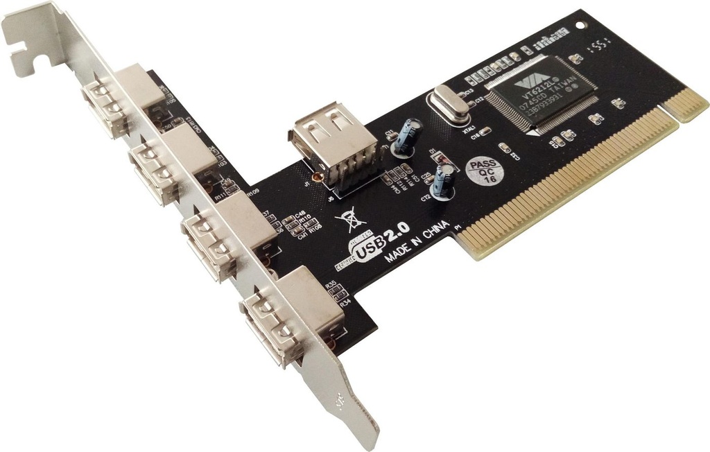 4 + 1 PORT USB 2.0 PCI CARD  *