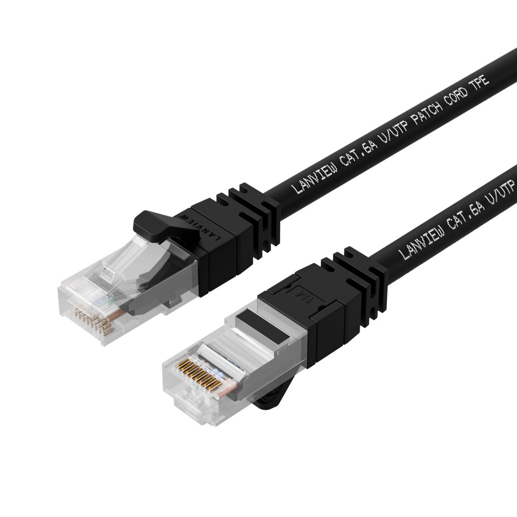 CAT6A S/FTP 10M BLACK LSZH,  *