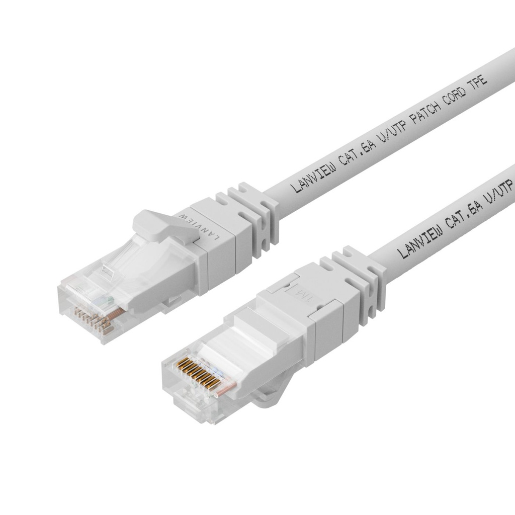 CAT6A S/FTP 10M WHITE LSZH,  *