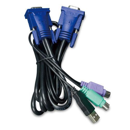 1.8M USB KVM CABLE W BUILT-IN  *