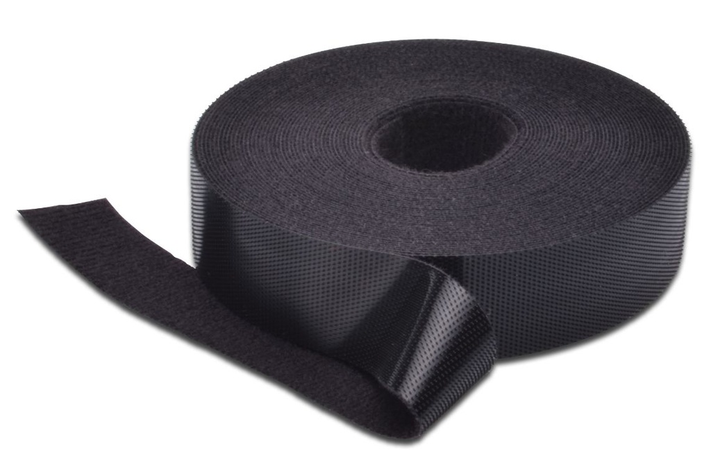 VELCRO TAPE, 10M, BLACK  *