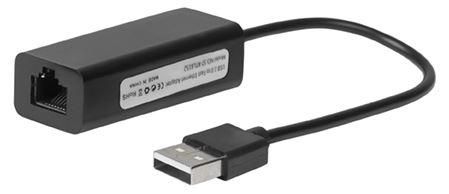 USB2.0 TO ETHERNET, BLACK  *