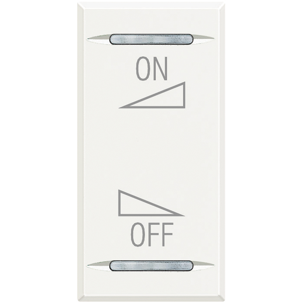 MH - TOETS AXOLUTE ON OFF REG AXOLUTE WIT - 1 MODULE  *