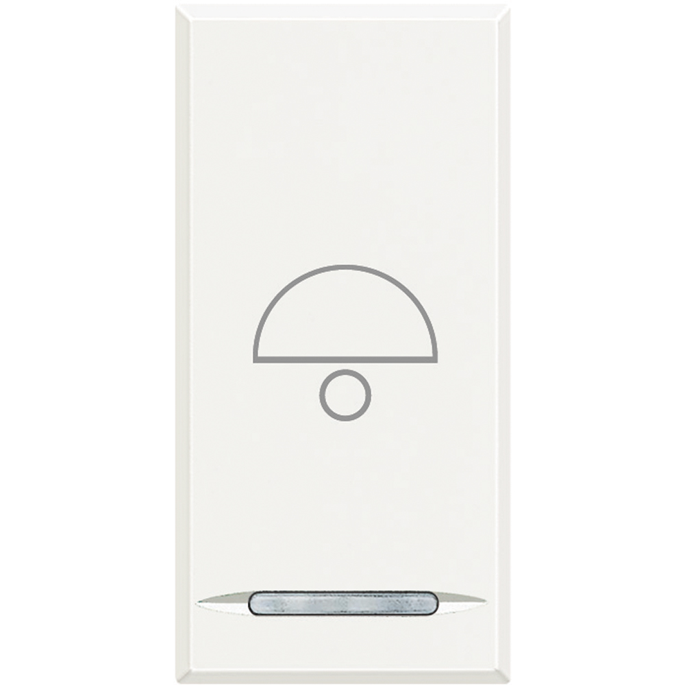 MH - TOUCHE AXOLUTE SONNETTE AXOLUTE BLANC - 1 MODULE  *