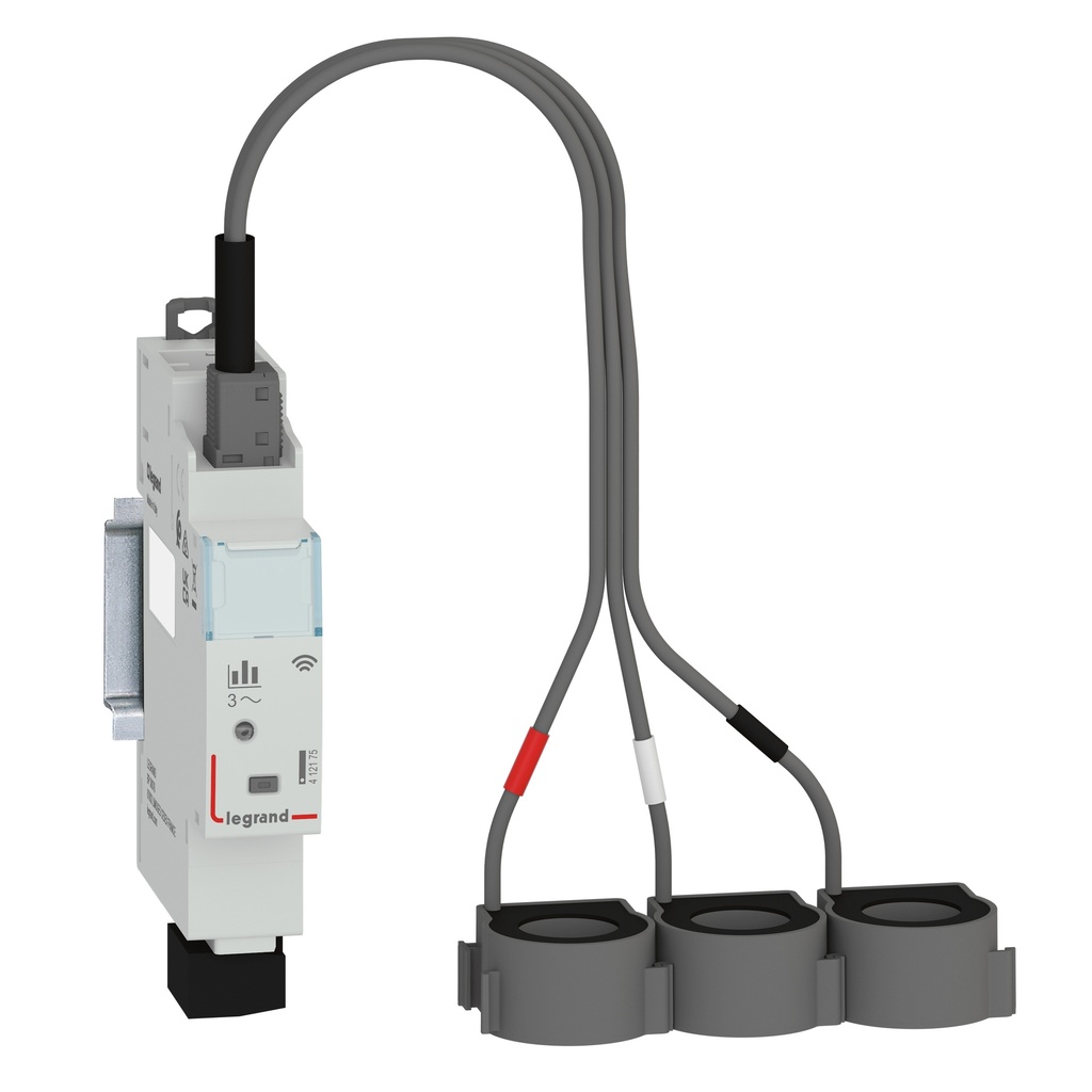 COMPTEUR D'ÉNERGIE TRIPH. 125A CONNECTÉWITH NETATMO - 1 MOD  *