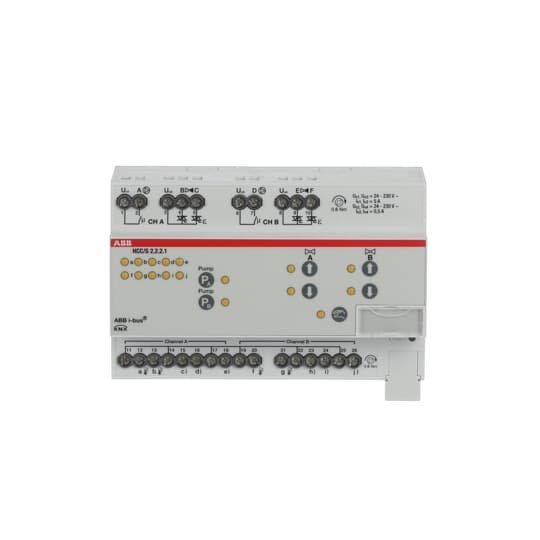 HEATING/COOLING CIRCUIT CONTROLLER CLIMAECO KNX 3-POINT 2-FOLD MANUAL OPERATION  *
