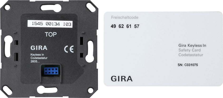 MODULE CLAVIER A CODE GIRA KEYLESS IN  *