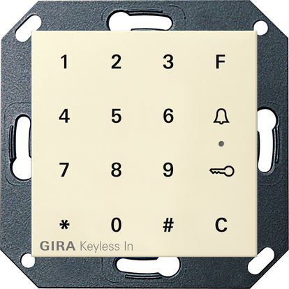 GIRA KEYLESS IN CODEKLAVIER SYSTEM 55 CREME WIT  *