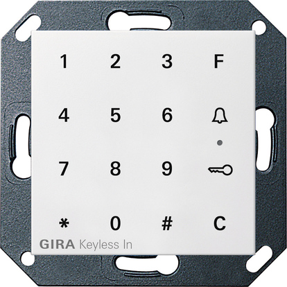 GIRA KEYLESS IN CLAVIER A CODE SYSTEM 55BLANC MAT  *