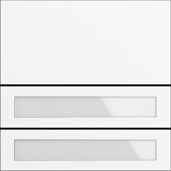 MODULE TOUCHE D'APPEL DOUBLE SYSTEM 106BLANC TRAFIC  *