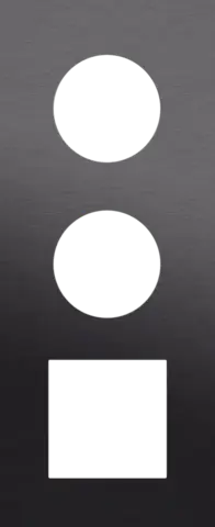 PLAQUE TRIPLE  *