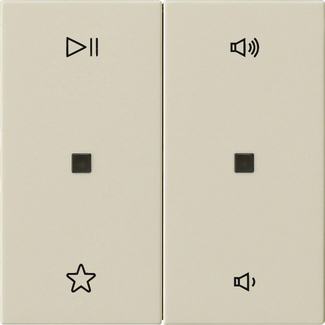 BASC.2X COM.AUDIO SYSTEM 55 BLANC CRÈME  *