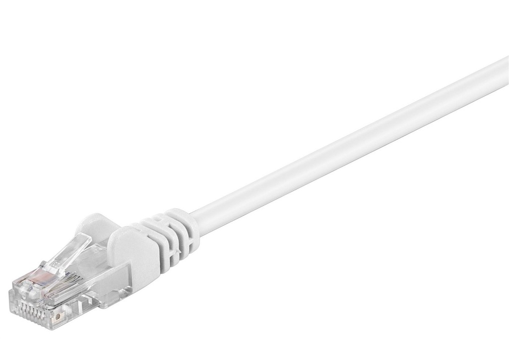 U/UTP CAT5E 1M WHITE PVC  *