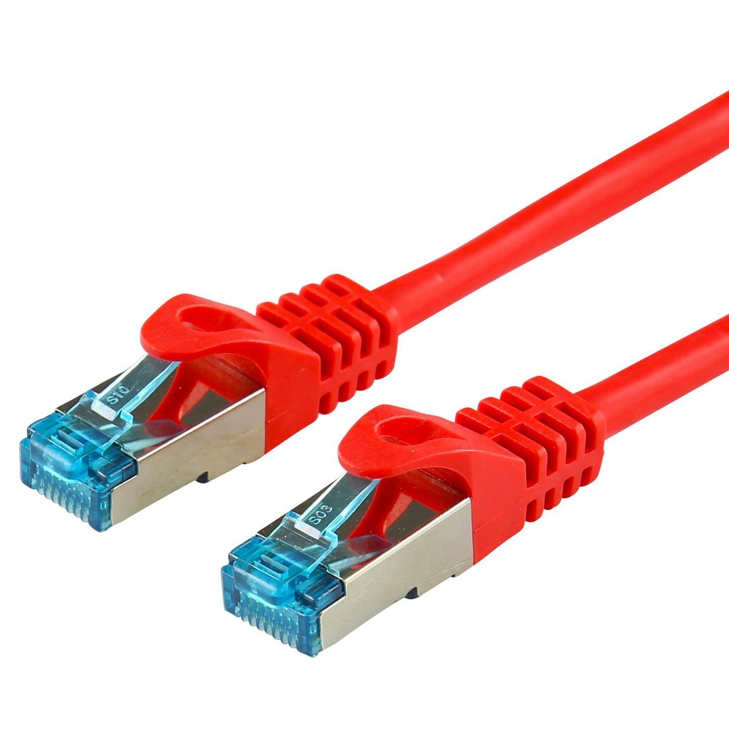 PATCH CABLE SF/UTP 1 5M - CAT5E - RED  *