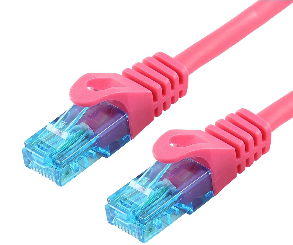 PATCH CABLE U/UTP 2M - CAT5E - MAGENTA  *