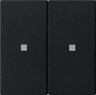 MOD.RAPP.COMM. KNX RF 2X SYSTEM 55 NOIR  *