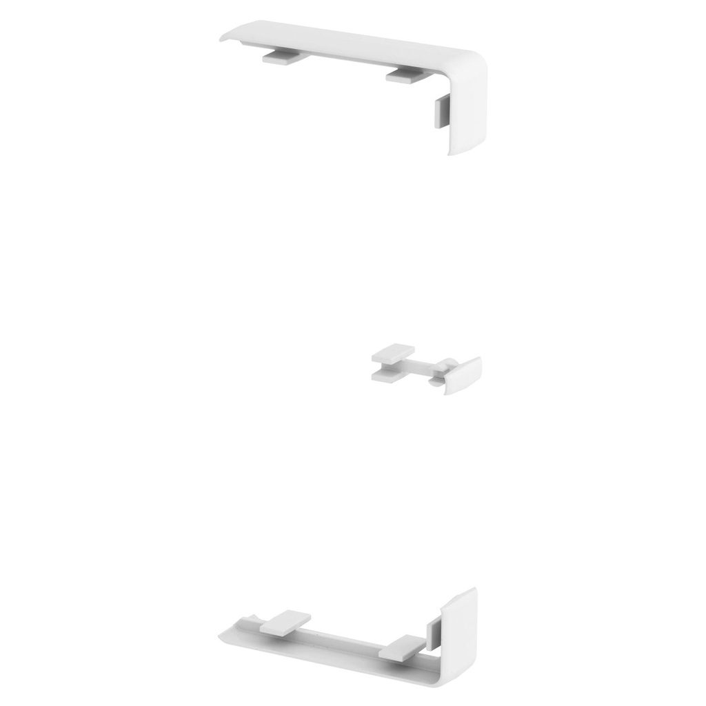 RAPID45/130-2 PC/ABS BLANC COUVRE-JOINT  *