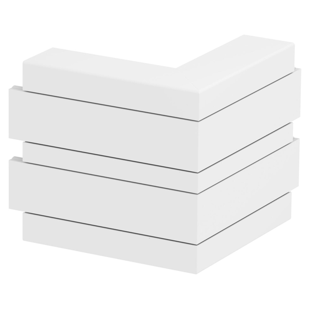 RAPID45/53X165-2 ALU BLANC ANGLE EXT.FIX  *