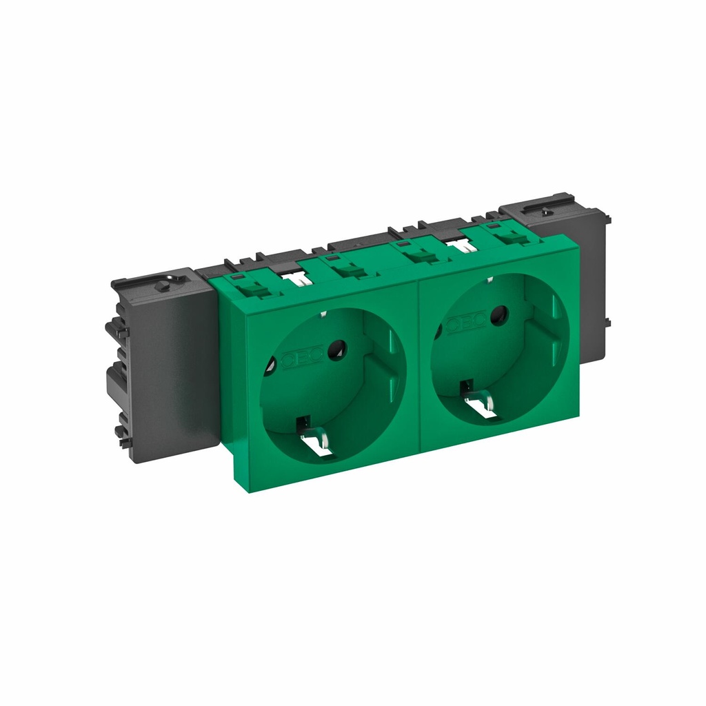 PRISE CONNECT45 2X 90° VERT (PAS POUR LA  *