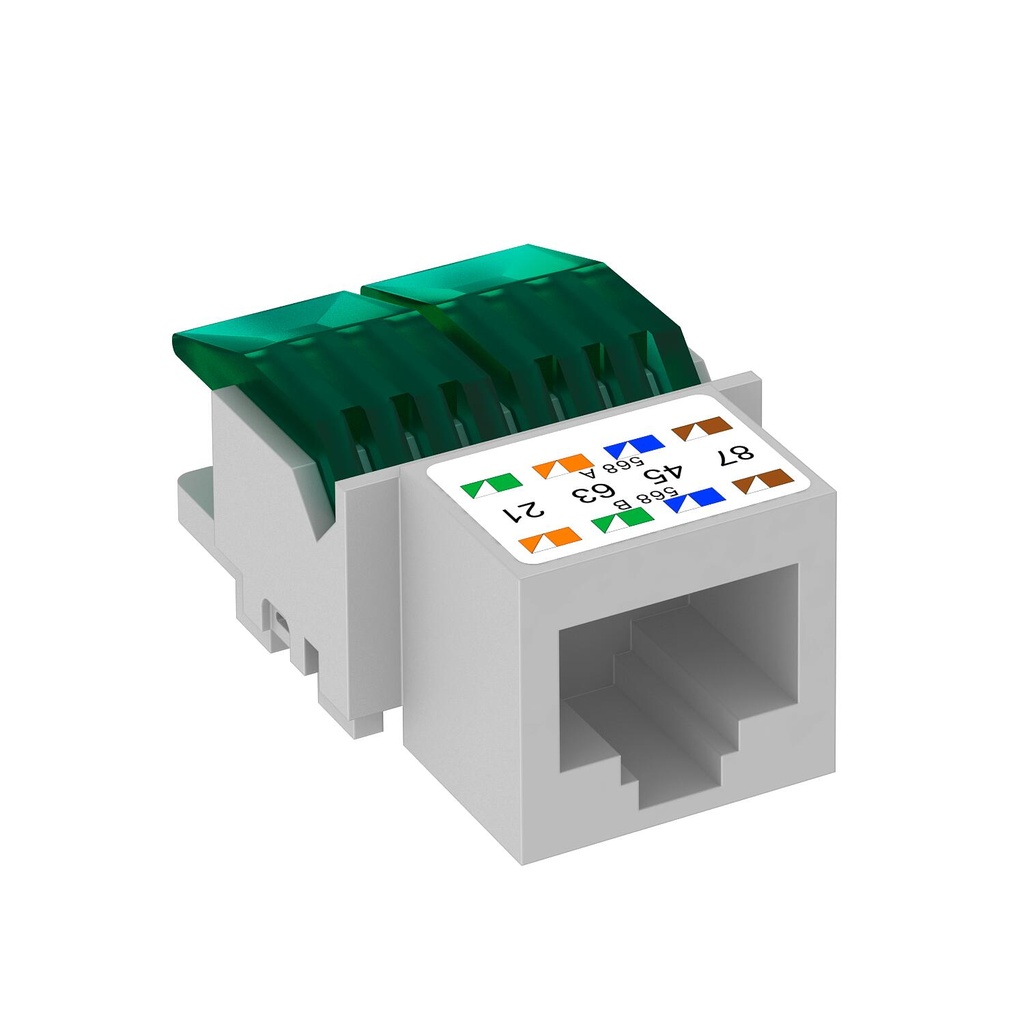AANSLUITMODULE CAT.5 ONAFGESCH.  *