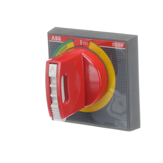 S800-RHE-EM RED ROTARY HANDLE  *