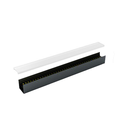 PROFIL PL3030 NOIR 2M PLEXI MAT ACCESSOI  *