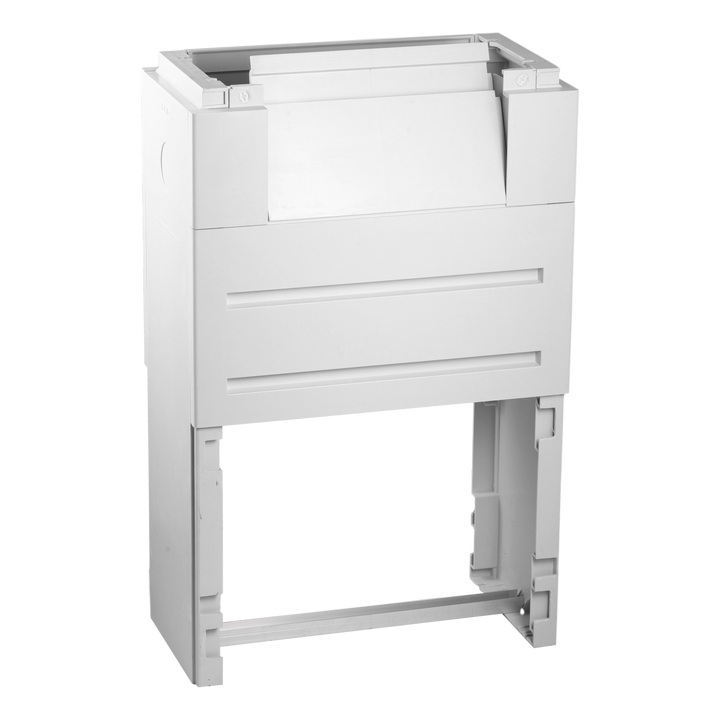 SOCLE DIN 0 AVEC TRAPPE POUR PASSAGE DECABLES  *