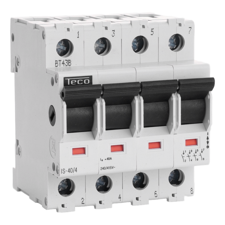 HOOFDSCHAKELAAR TC 4P 40A