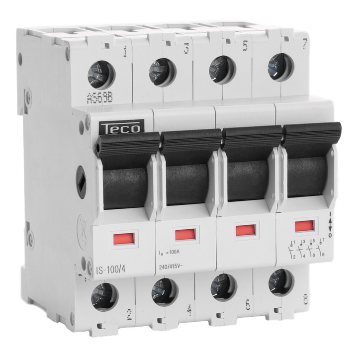 HOOFDSCHAKELAAR TC 4P 100A