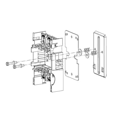 DIN RAILMONT SET V XLP 00  *