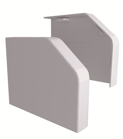 KBS9 PLAQ D'EXTREMITE CACHE (2PC) COMFORTLINE  *