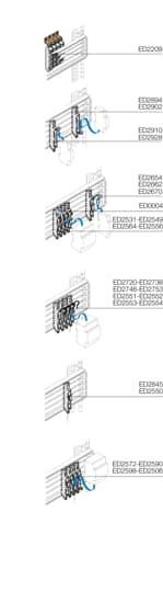BASE MODULE SWITH CABLE L3 TOP 100A  *