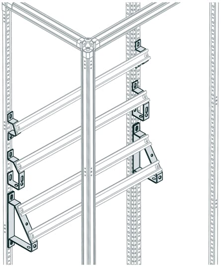 SUPPORTS SPEP HORE TERMINAL BOX+AARDING 10ST  *