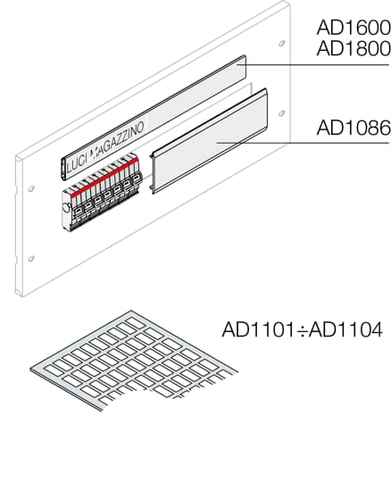 N.288 LABELS 1MOD 15X17MM (HXW)PC  *